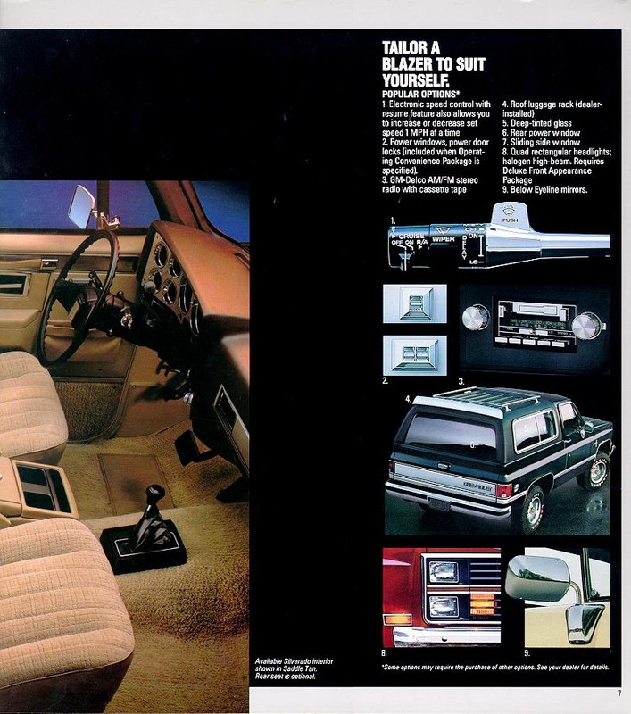 1984 Chevrolet Blazer Brochure Page 2